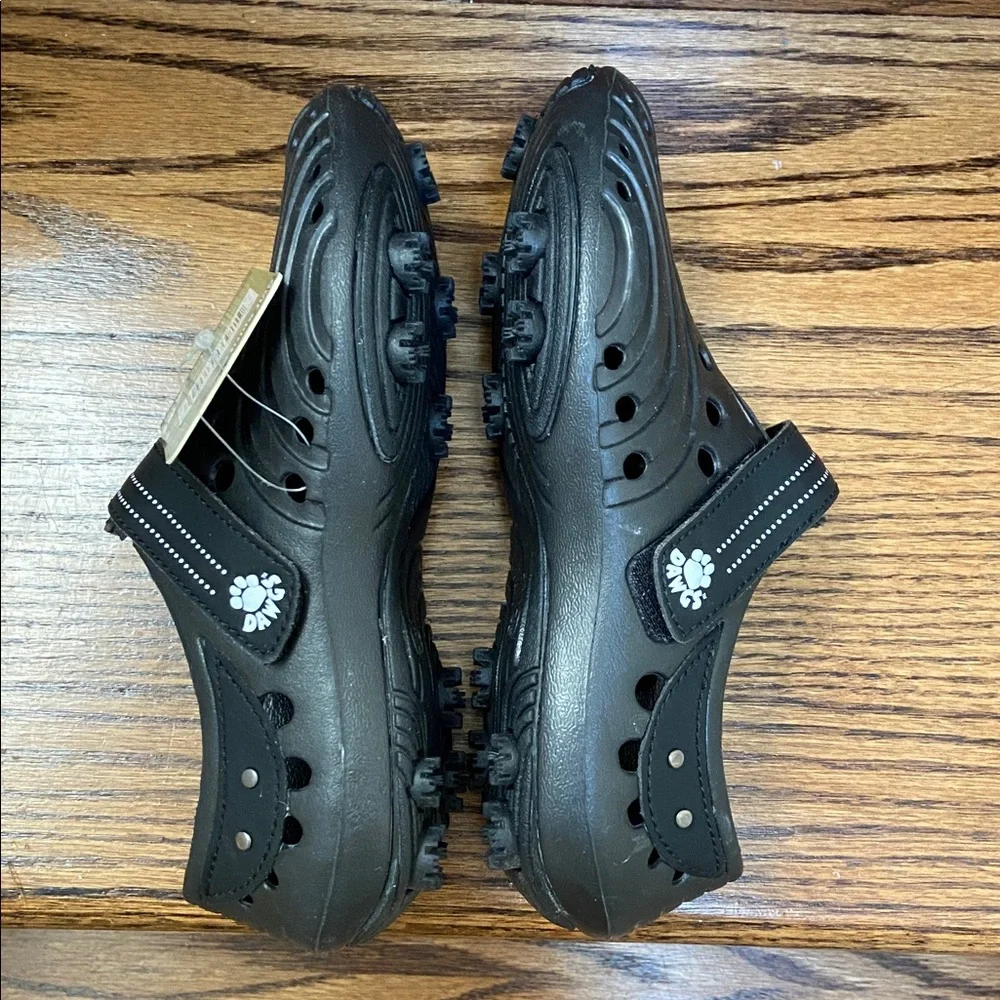 NWT Dawgs Black Golf Spirit Clogs